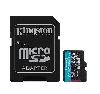 SDCG4/256GB, KINGSTON, Memory Card, 256GB microSDXC Canvas Go Plus Gen4 200MB/s A2 U3 V30 Card + Adapter. SDCG4/256GB, KINGSTON, Memory Card, 256GB microSDXC Canvas Go Plus Gen4 200MB/s A2 U3 V30 Card + Adapter.