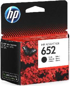  652, HP, Cartridge, Black Ink Cartridge, F6V25AE.