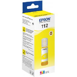  112 - C13T06C44A, EPSON, Ink, Pigment Yellow Ink Bottle 70ml, 6,000 pages.