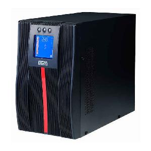  MAC-1500, POWERCOM, UPS, 1500W,On-Line,4xSchuko,208-240VAC,12V7Ahx4,USB,Sinewave,Tower,Black.