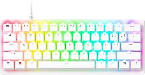  RZ03-03390400-R3M1, RAZER, Keyboard, Huntsman Mini Mercury Ed. RGB 61key Red Switch USB EN White.